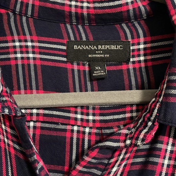 Banana Republic plaid shirt - Picture 2 of 6